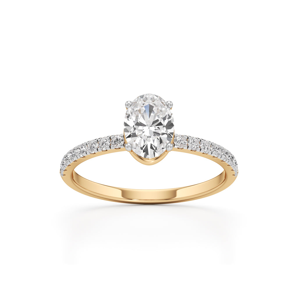 Aurelia Oval Radiance Ring
