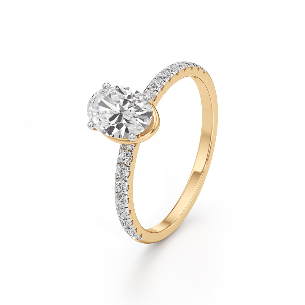 Aurelia Oval Radiance Ring