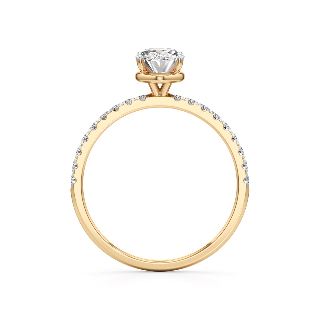 Aurelia Oval Radiance Ring