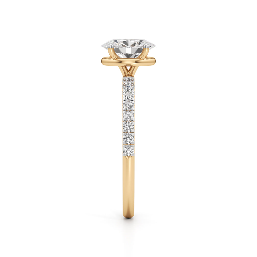 Aurelia Oval Radiance Ring