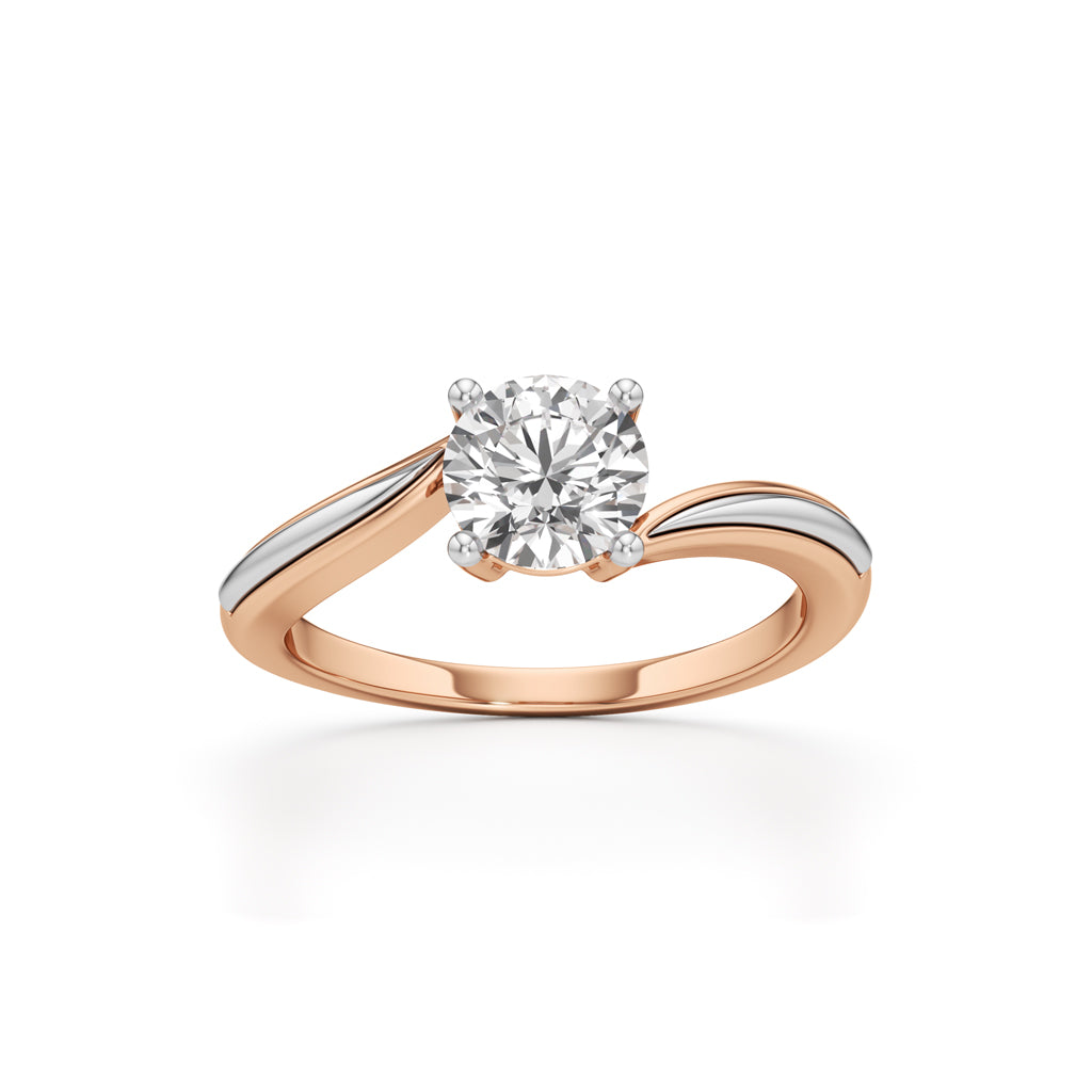 Elara Round Solitaire Ring
