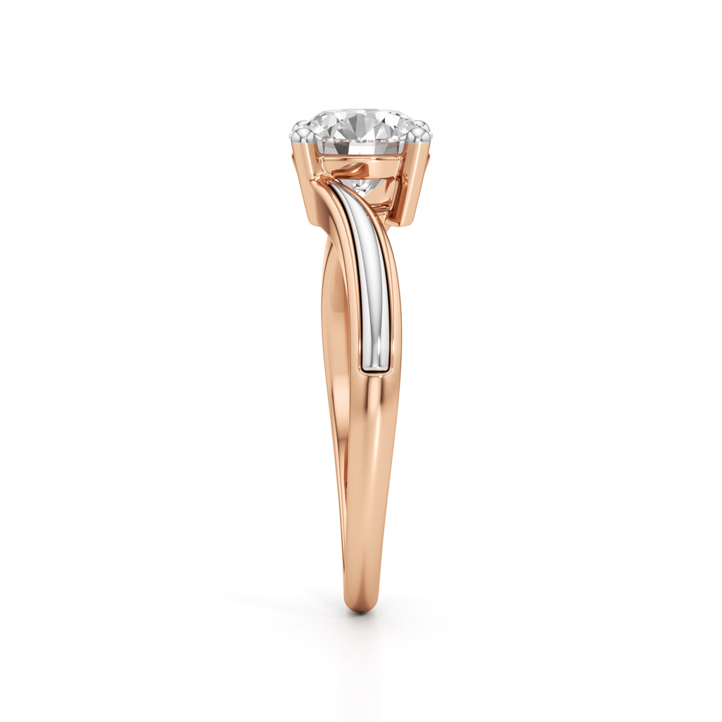 Elara Round Solitaire Ring