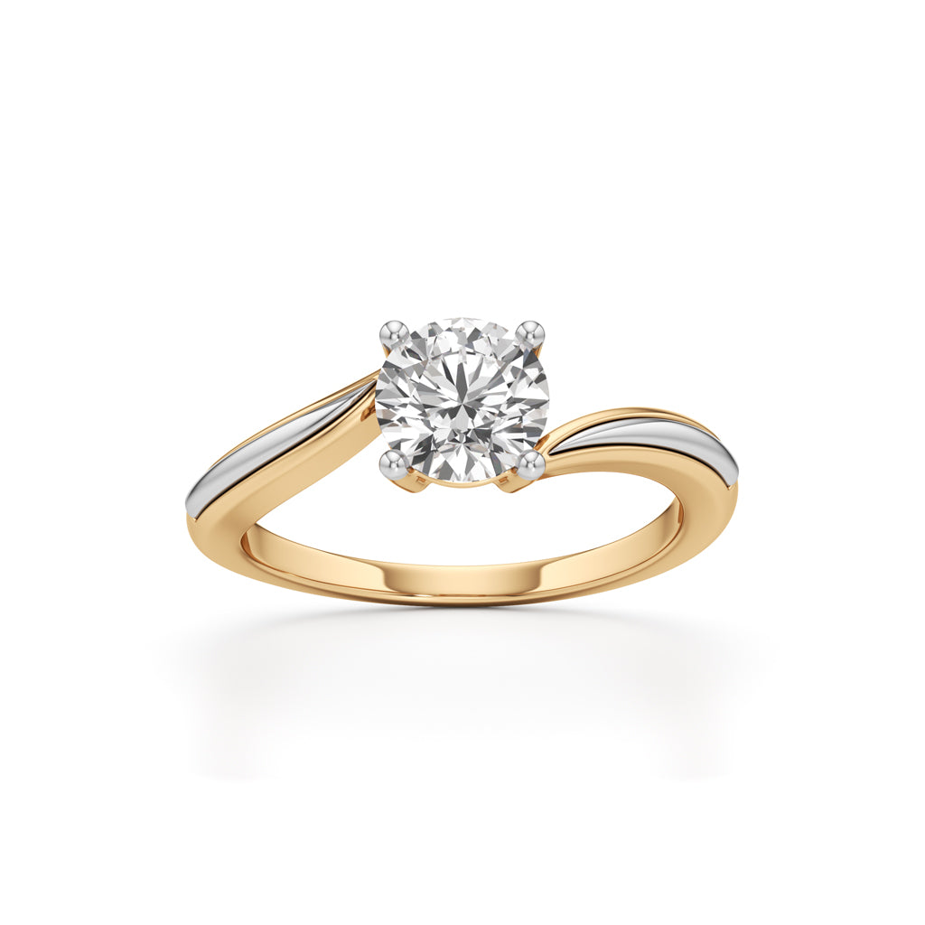 Elara Round Solitaire Ring
