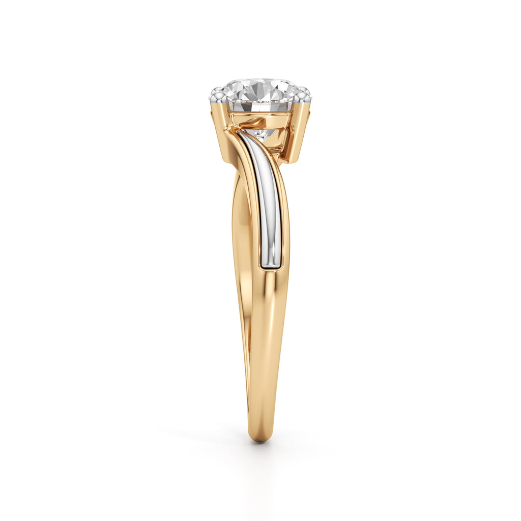 Elara Round Solitaire Ring