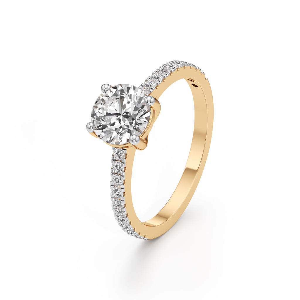 Celene Round Radiance Ring