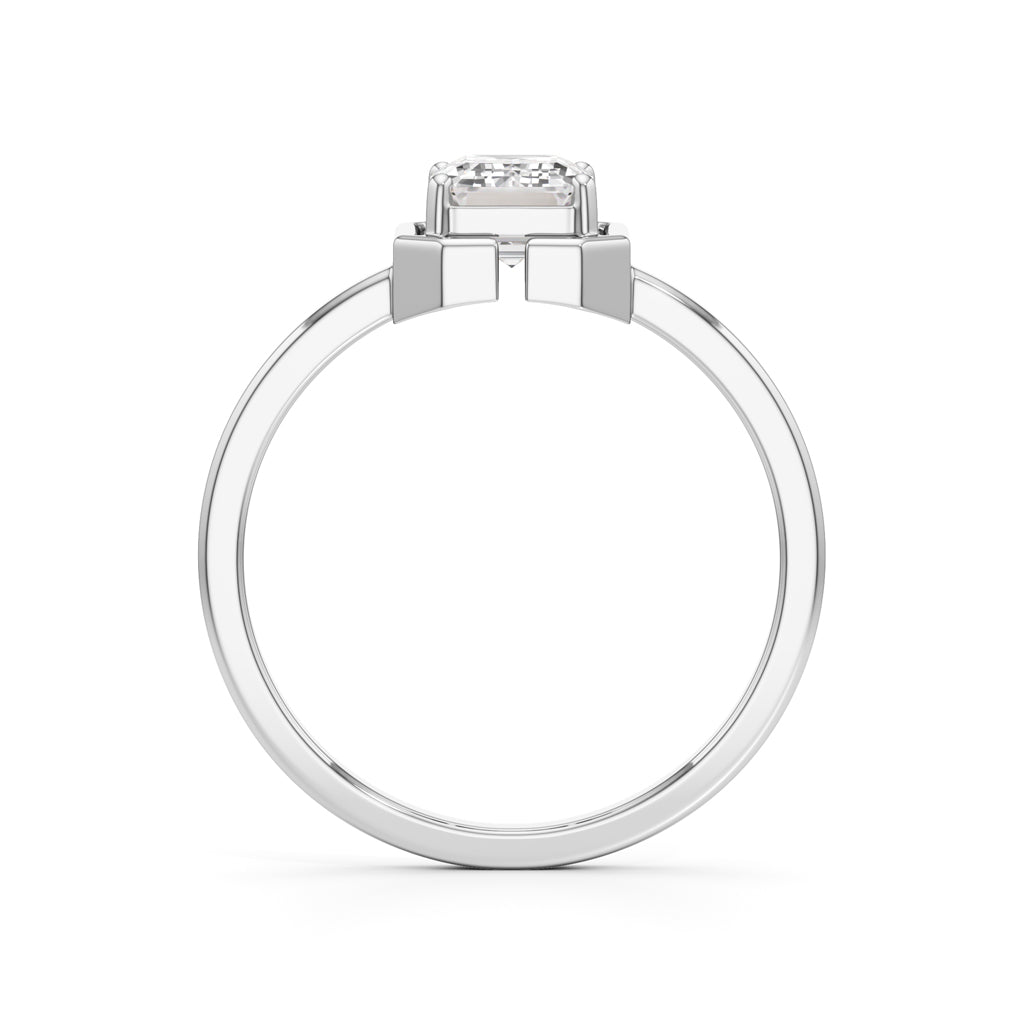 Clarisse Emerald Solitaire