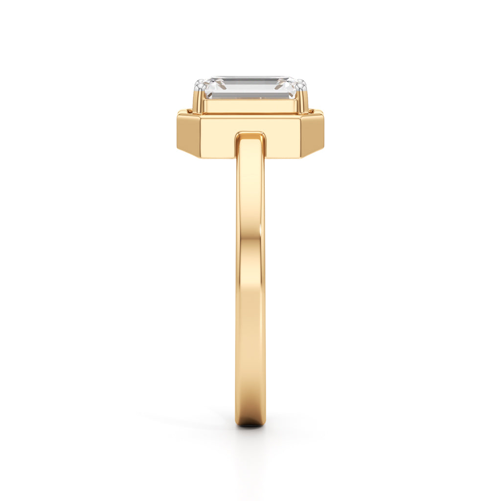 Clarisse Emerald Solitaire