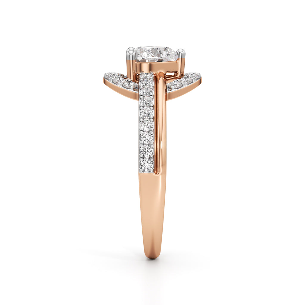 Aurelia Heart Halo Ring