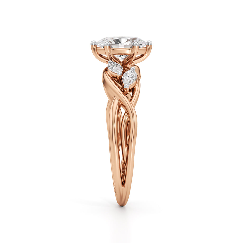 Celestia Twist Diamond Ring