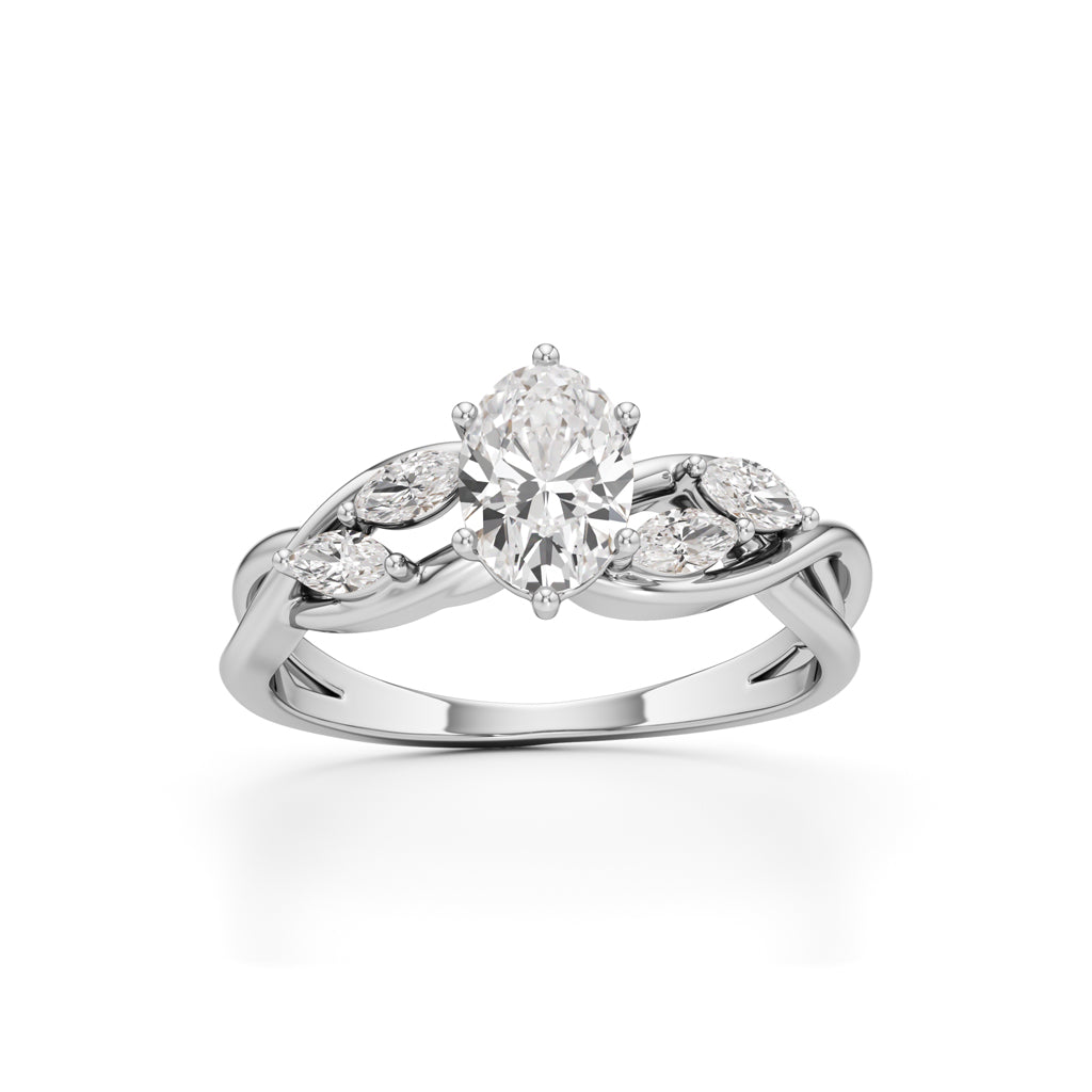 Celestia Twist Diamond Ring
