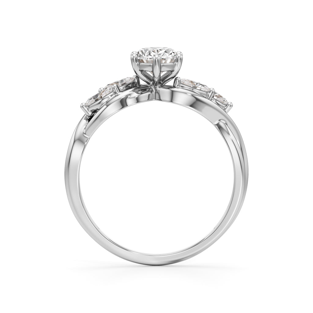 Celestia Twist Diamond Ring
