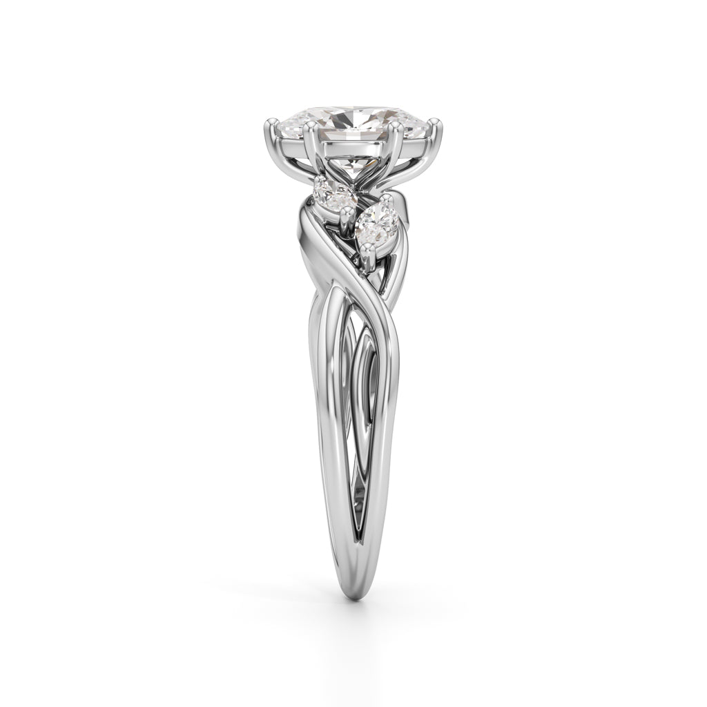 Celestia Twist Diamond Ring
