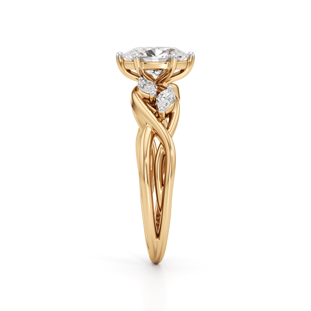 Celestia Twist Diamond Ring