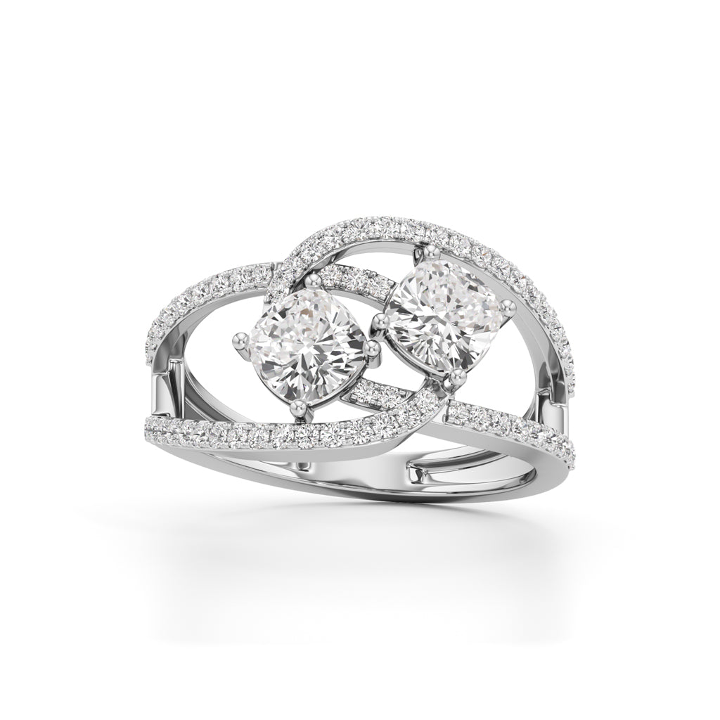 Aurora Dual Radiance Diamond Ring