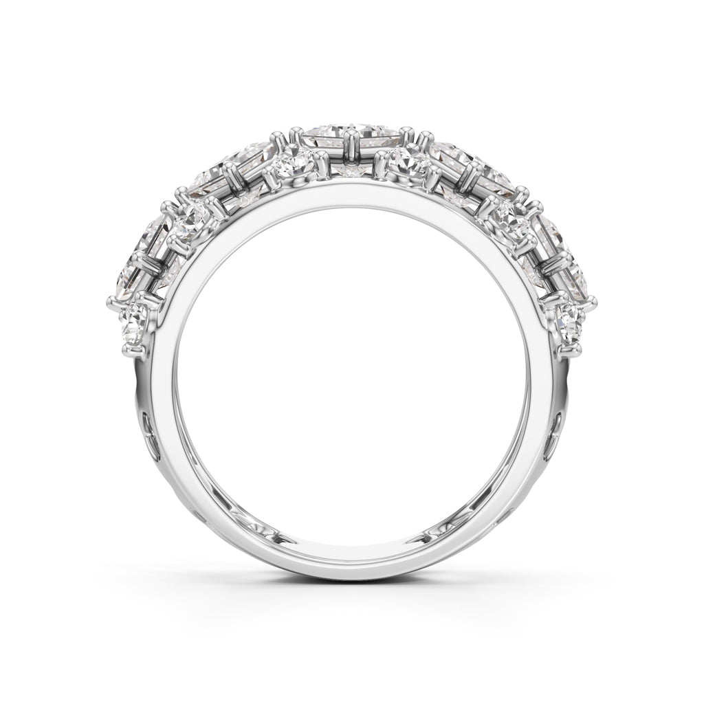 Celestia Regal Diamond Cluster Ring
