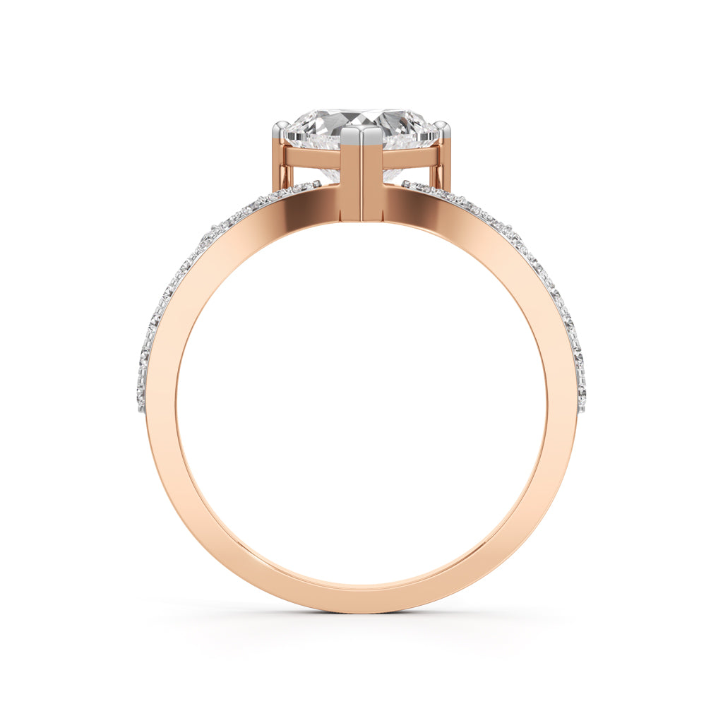 Amoura HeartCut Diamond Halo Ring