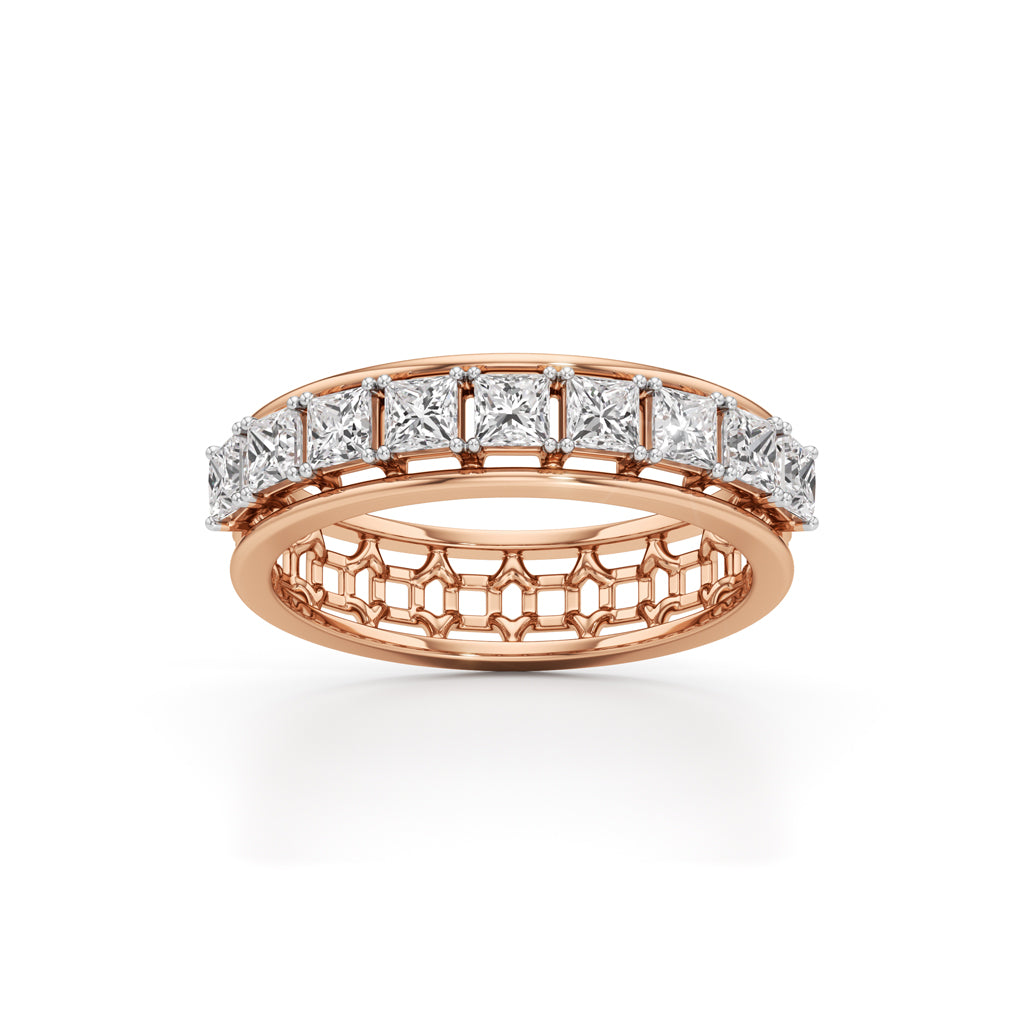 Regalia Princess-Cut Diamond Eternity Band