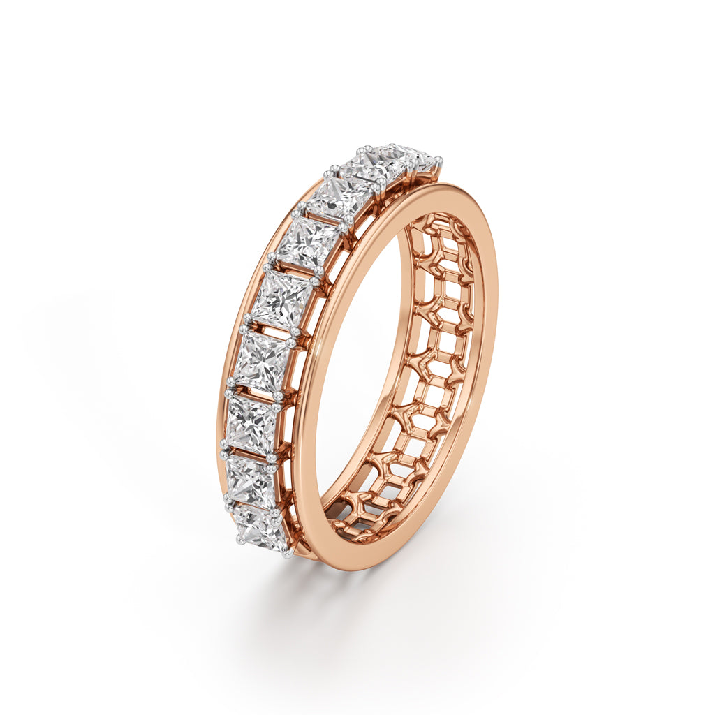 Regalia Princess-Cut Diamond Eternity Band