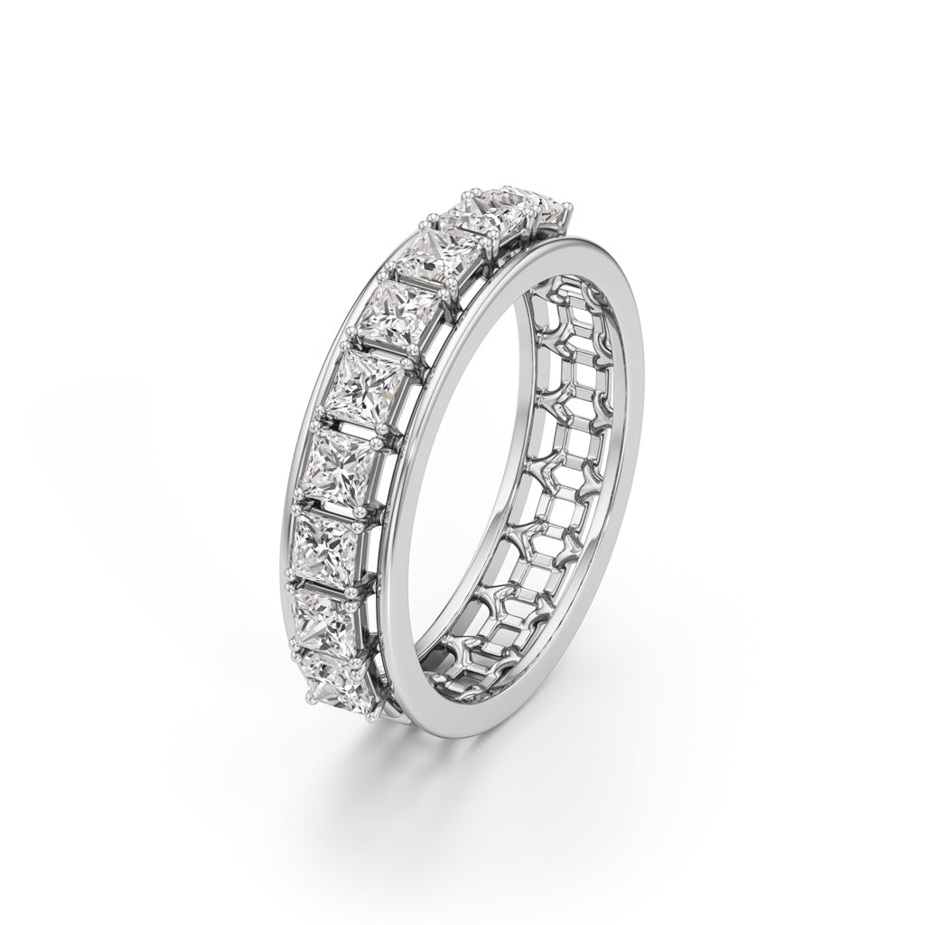 Regalia Princess-Cut Diamond Eternity Band