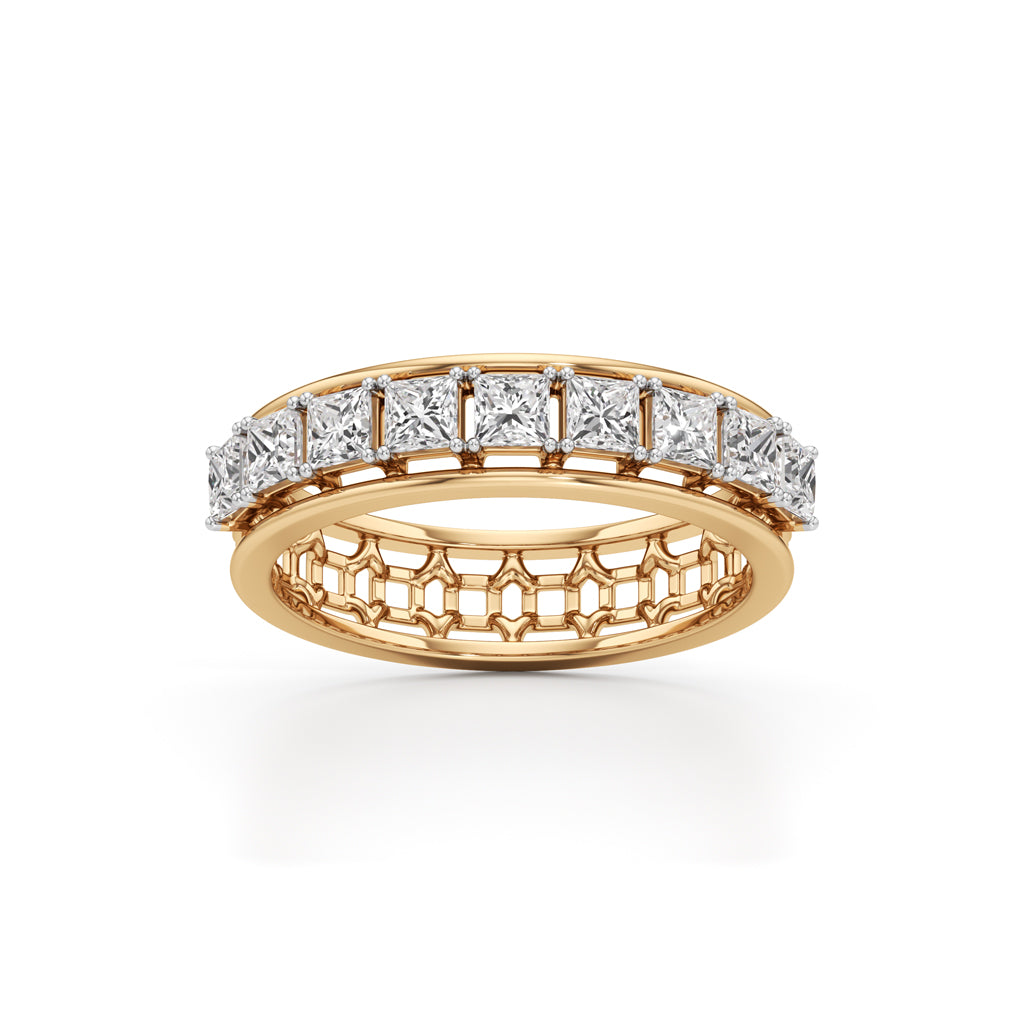Regalia Princess-Cut Diamond Eternity Band
