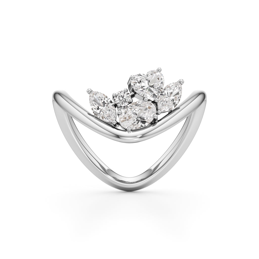 Celestia Crown Accent Ring