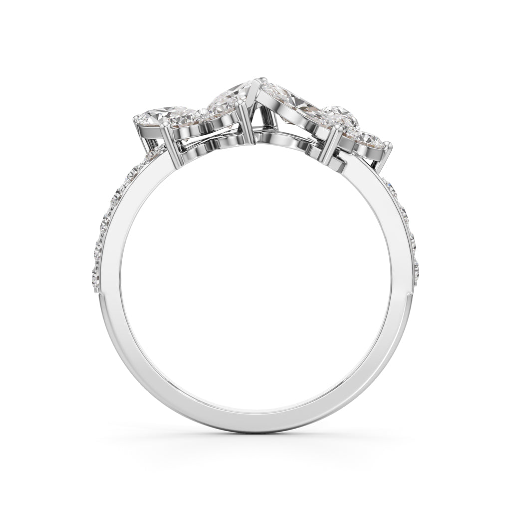 Butterfly Bloom Diamond Ring