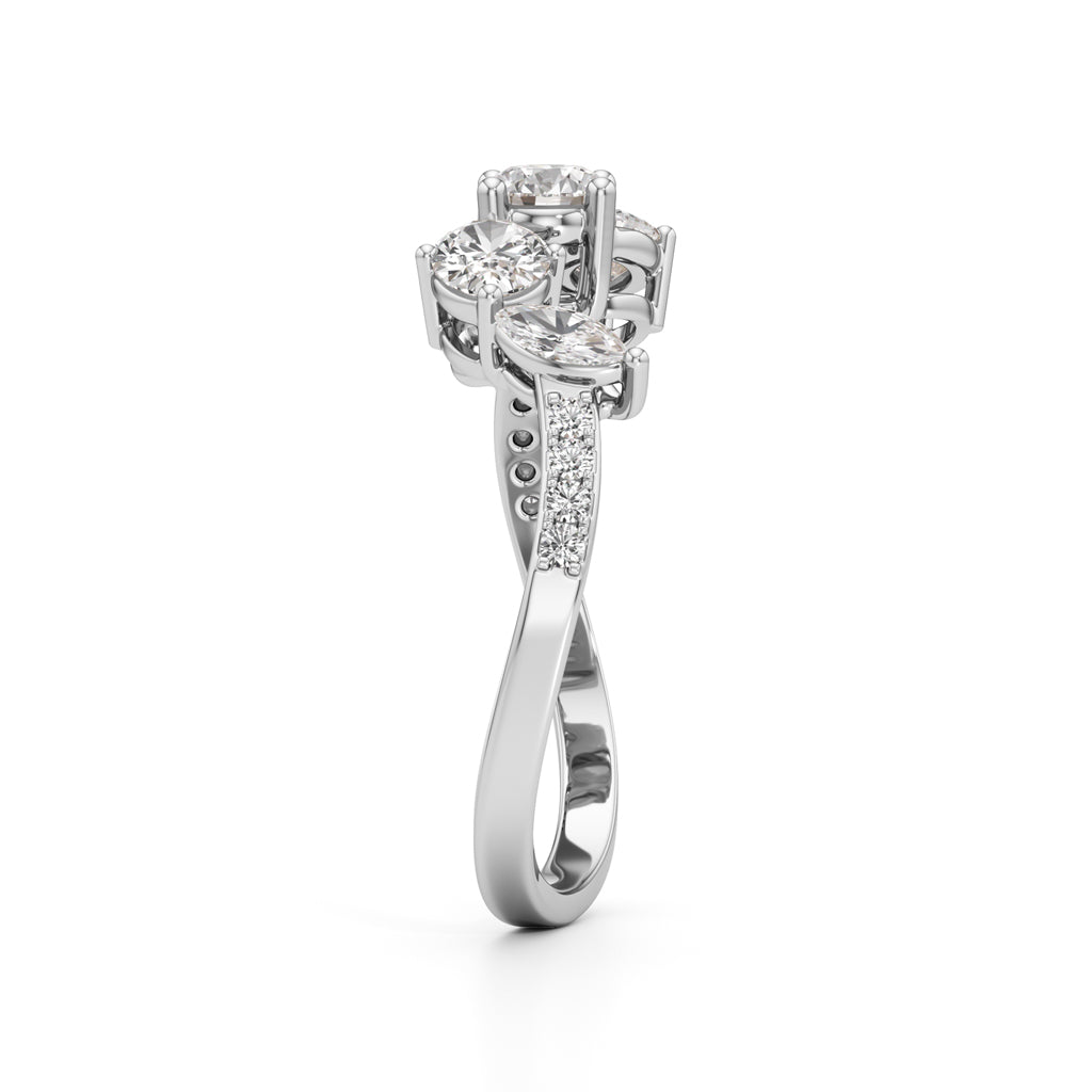 Whispers of Spring Diamond Ring