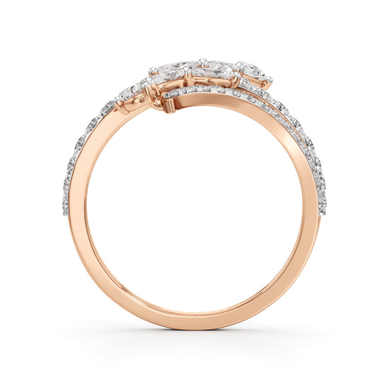 Aurora Vine Multi-Band Ring