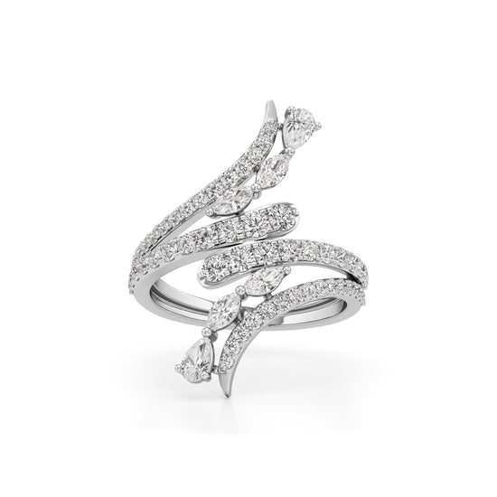 Aurora Vine Multi-Band Ring