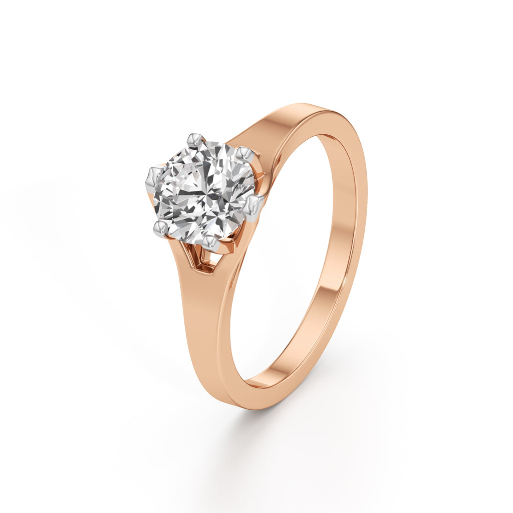Celestia Solitaire Grace Ring
