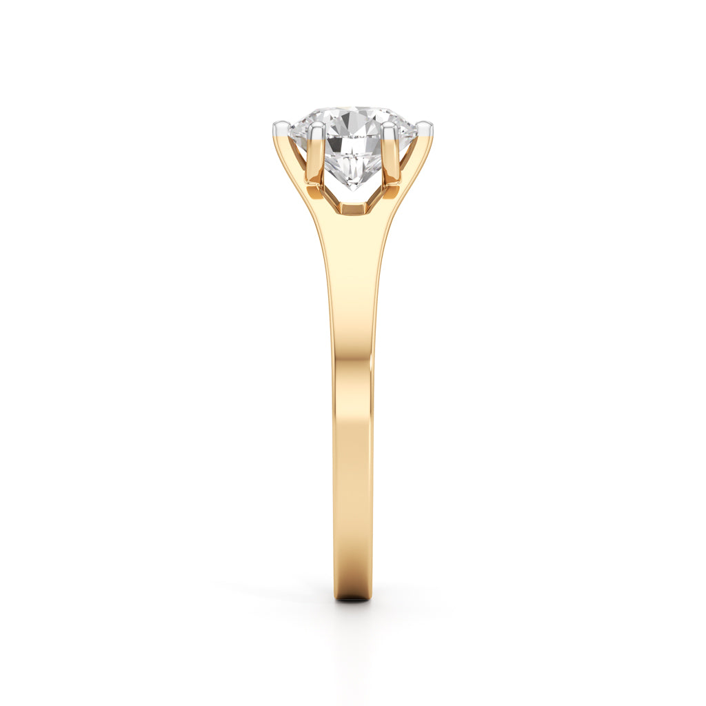 Celestia Solitaire Grace Ring