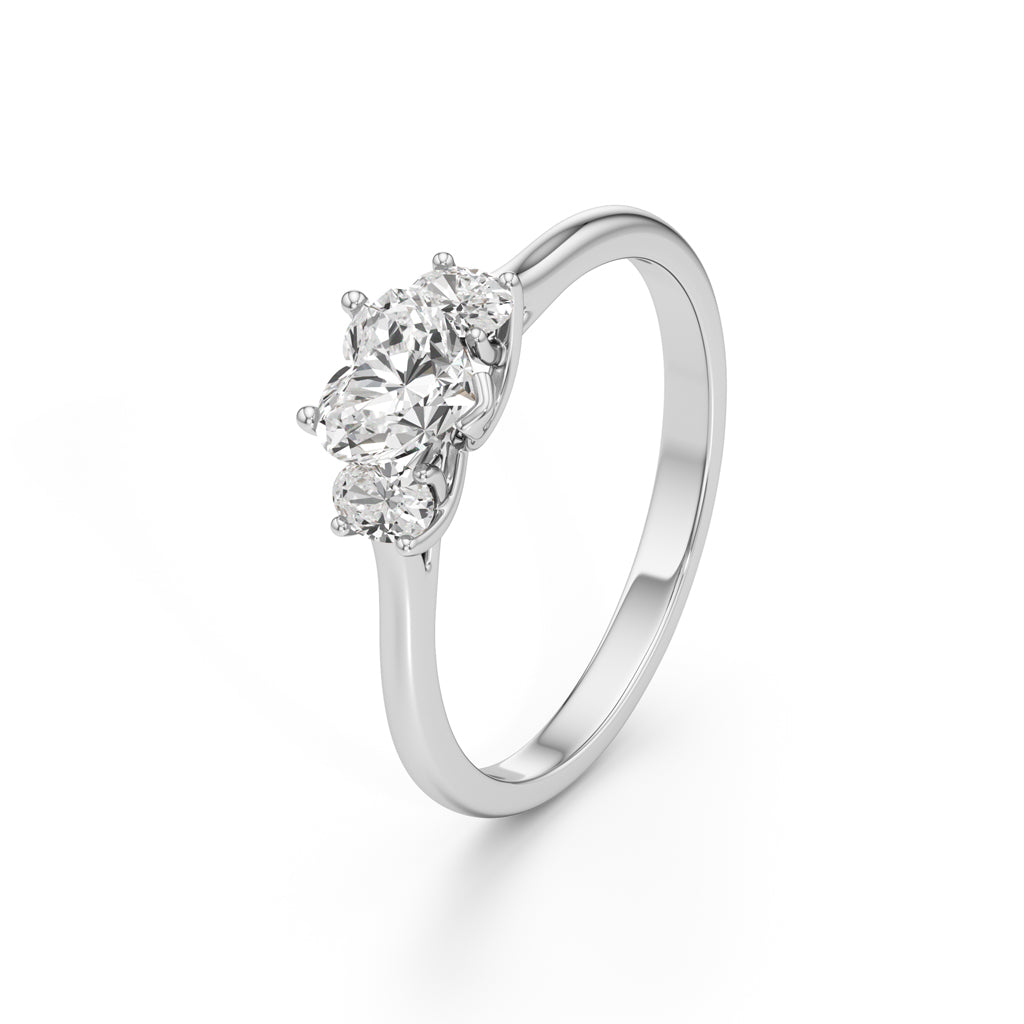Elysia Heart Trilogy Ring