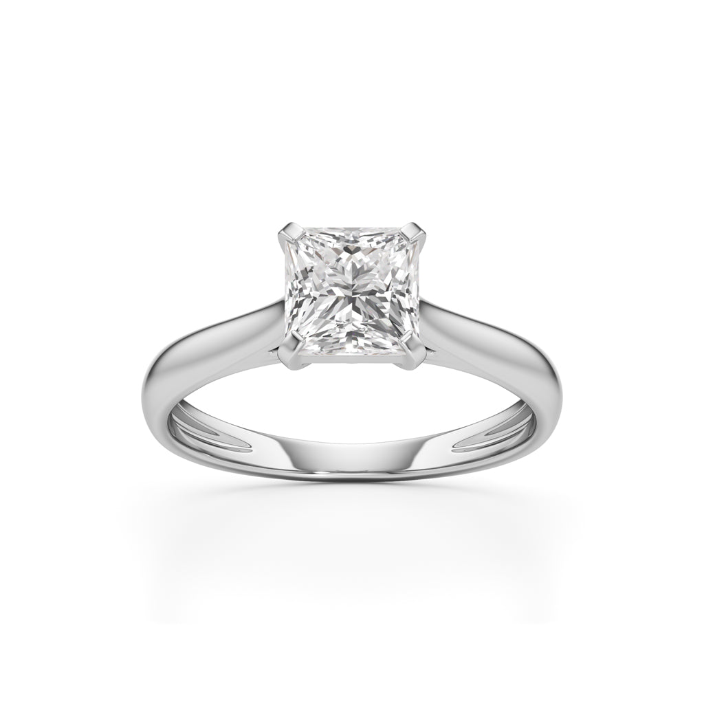 Royal Radiance PrincessCut Solitaire Ring