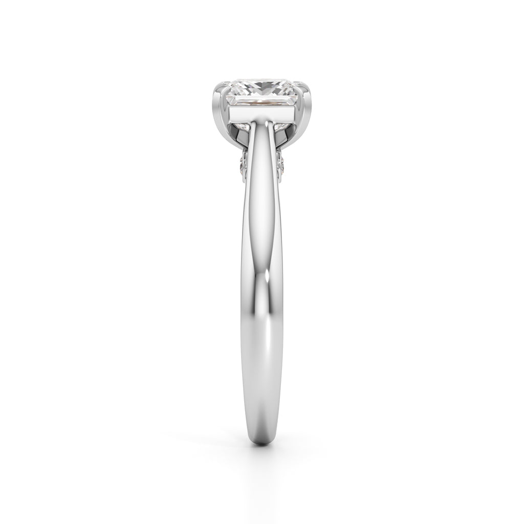 Royal Radiance PrincessCut Solitaire Ring