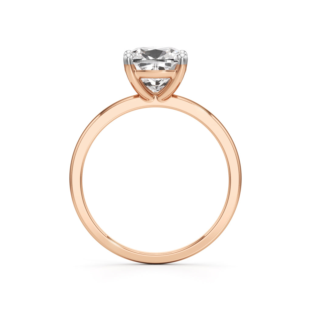 Eterna Cushion Solitaire Ring