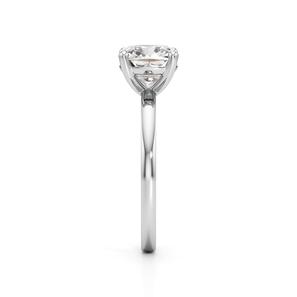 Eterna Cushion Solitaire Ring