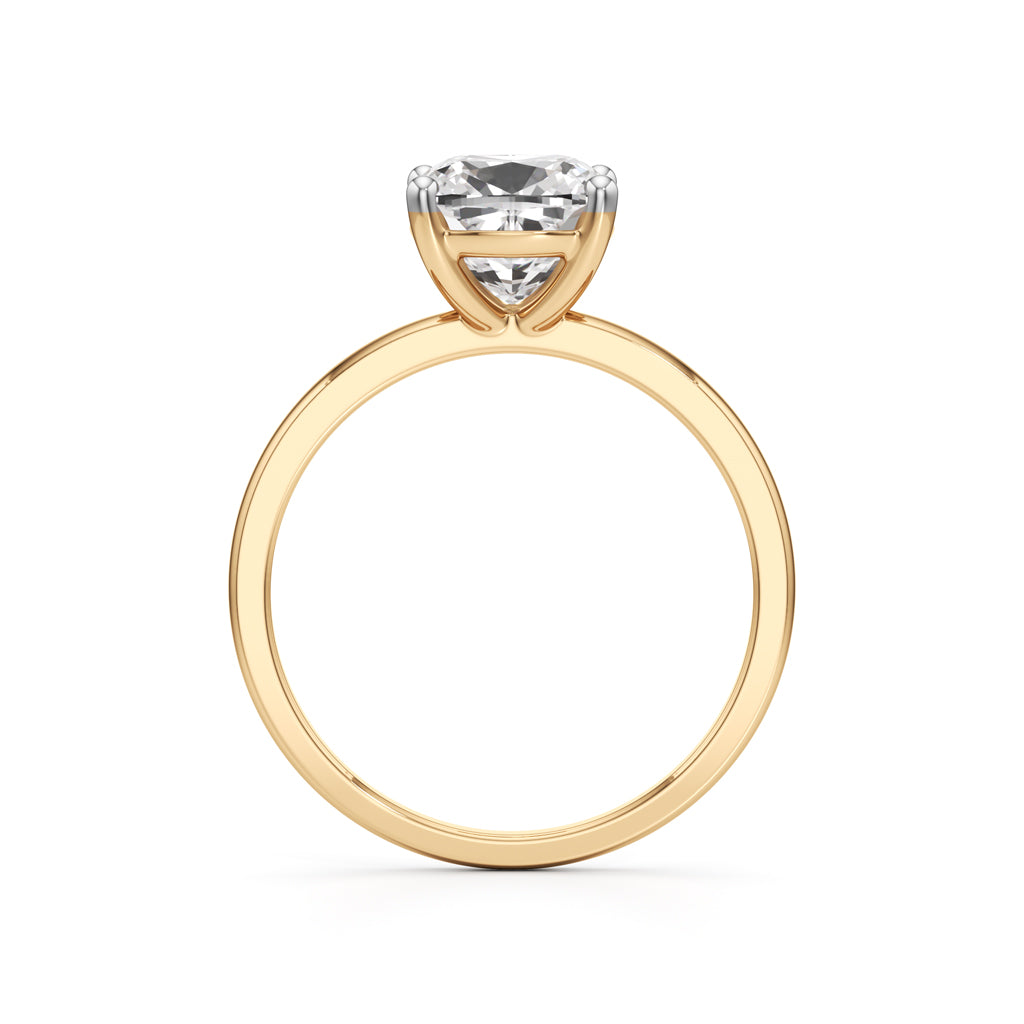 Eterna Cushion Solitaire Ring