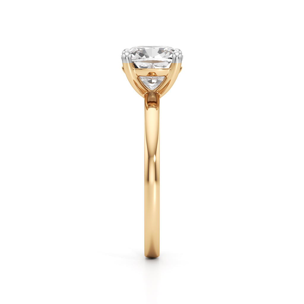 Eterna Cushion Solitaire Ring