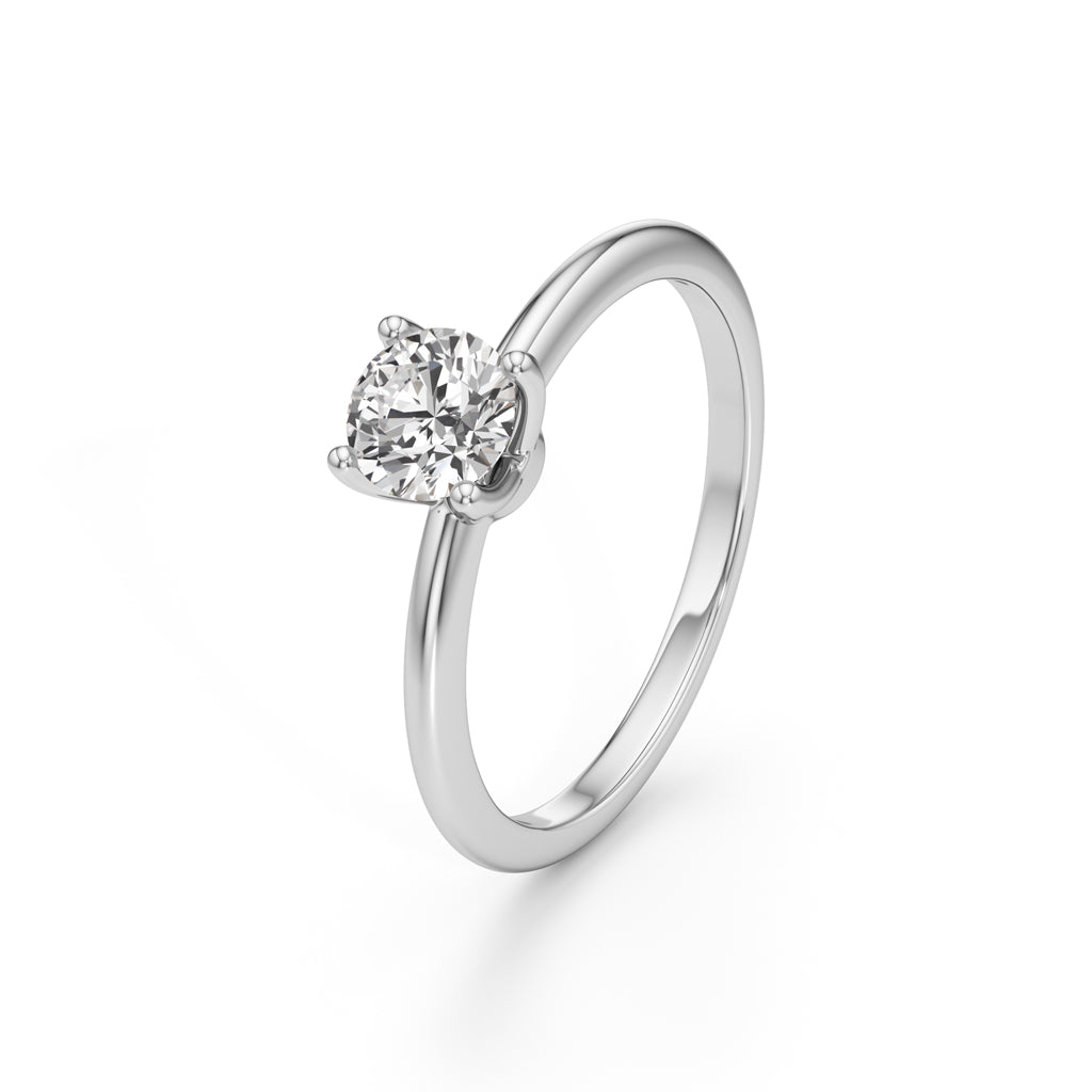 Eterna Solitaire Classic 060 Ct Diamond Ring
