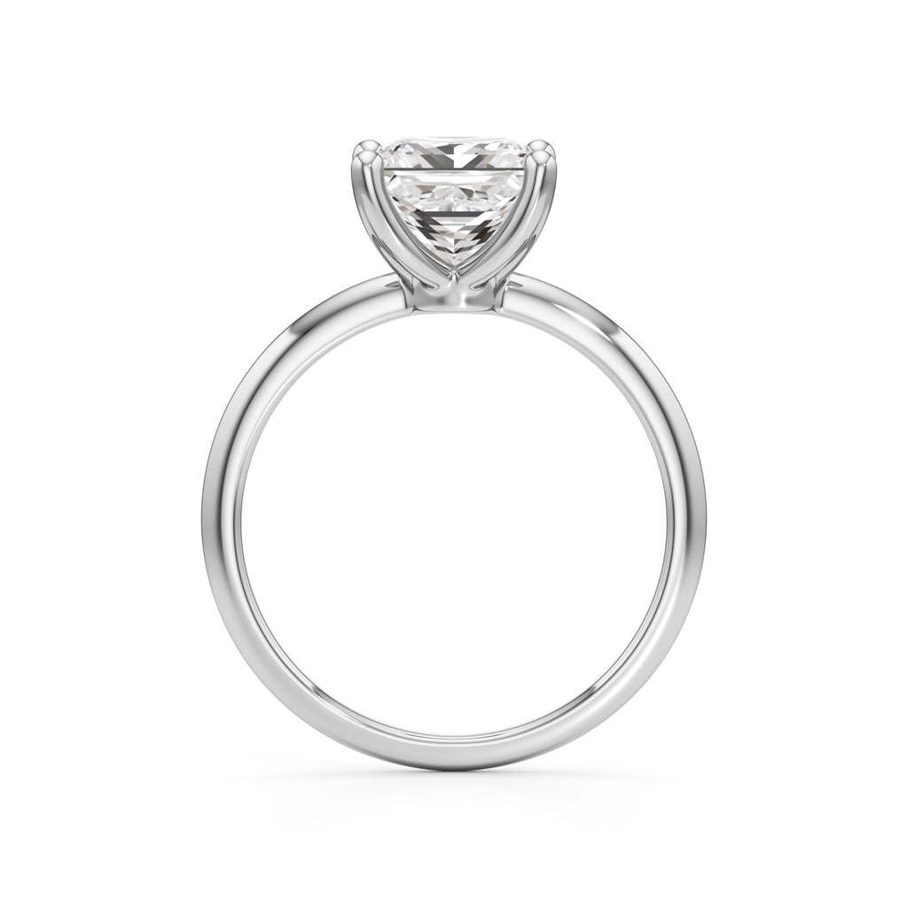 Regalia Radiant Princess Cut Solitaire Ring