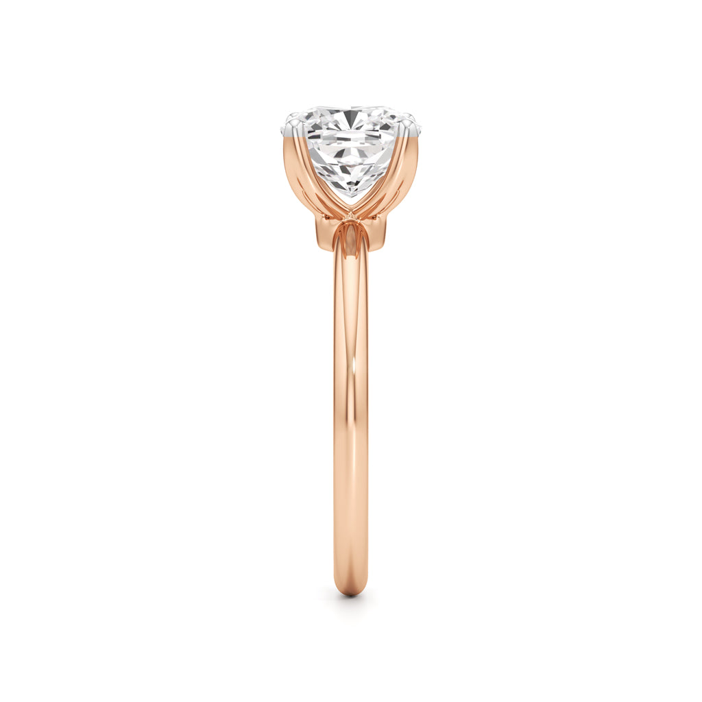 Eternal Spark Cushion-Cut Solitaire Ring