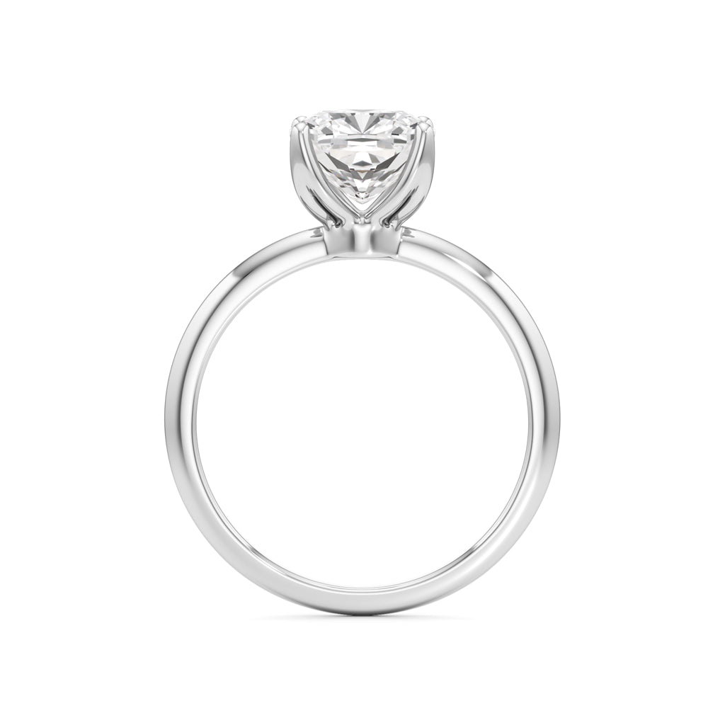 Eternal Spark Cushion-Cut Solitaire Ring