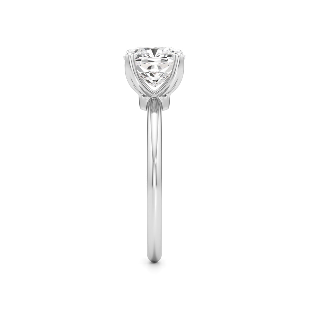Eternal Spark Cushion-Cut Solitaire Ring