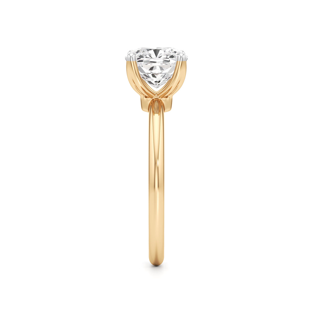 Eternal Spark Cushion-Cut Solitaire Ring