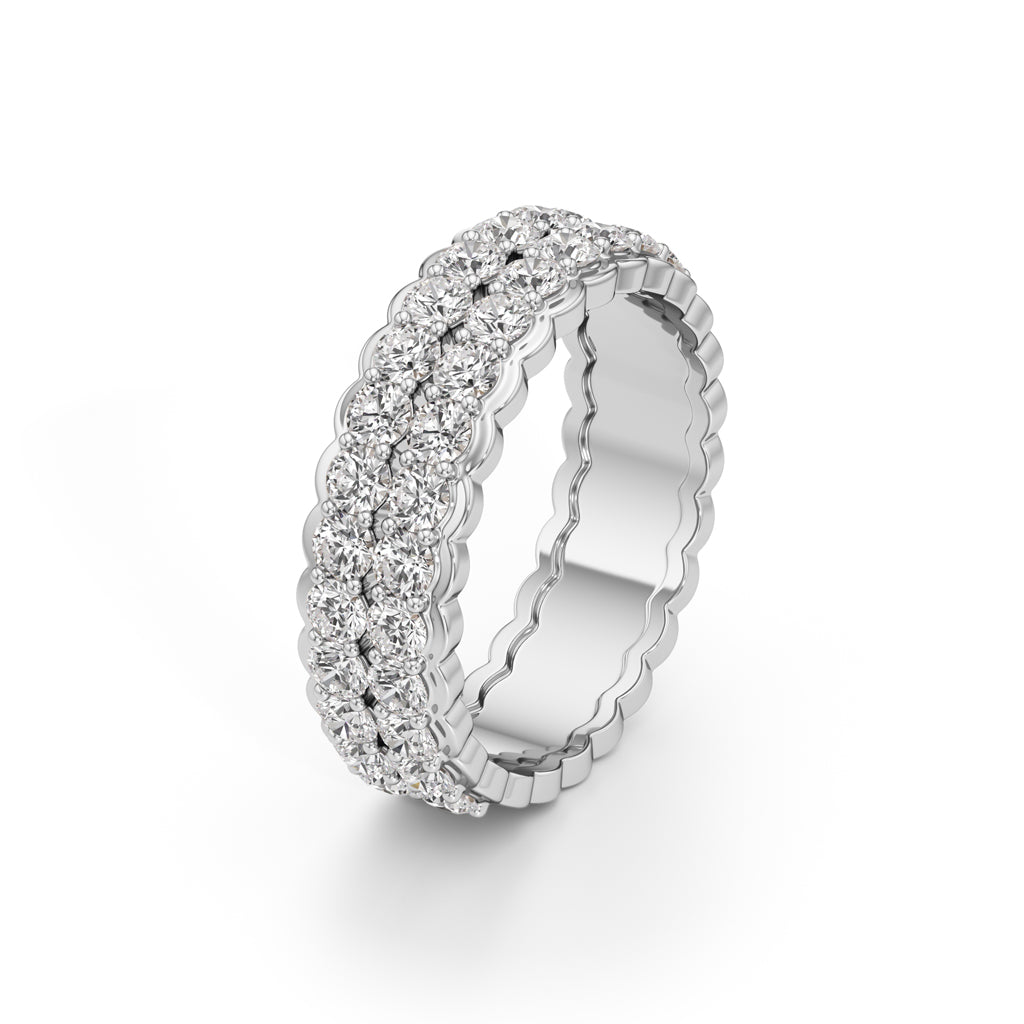 Radiant Grace Full-Eternity Diamond Band