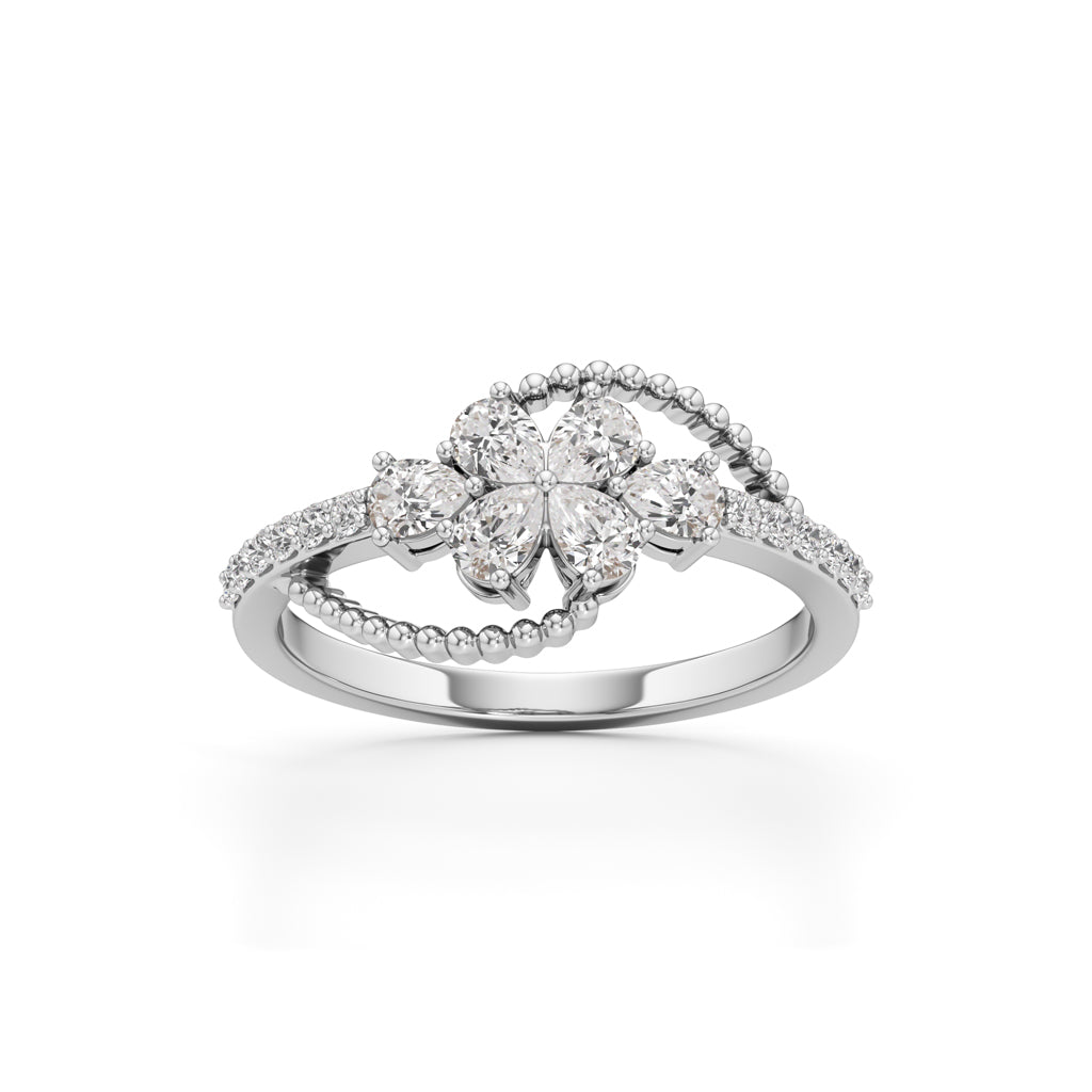 Blossom Charm Diamond Ring