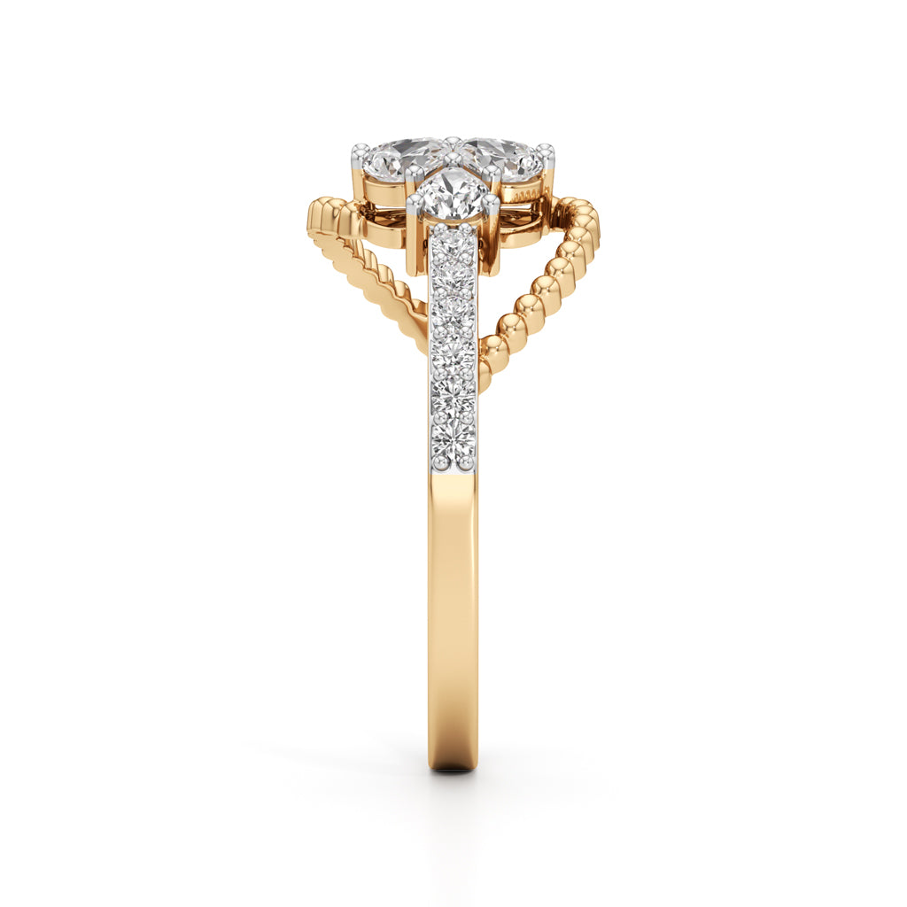 Blossom Charm Diamond Ring