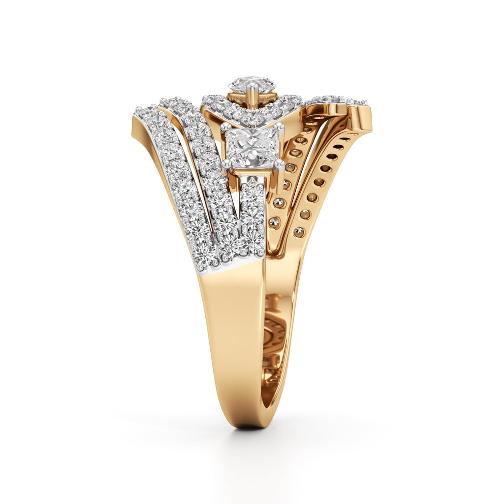 Regalia Crown Diamond Ring