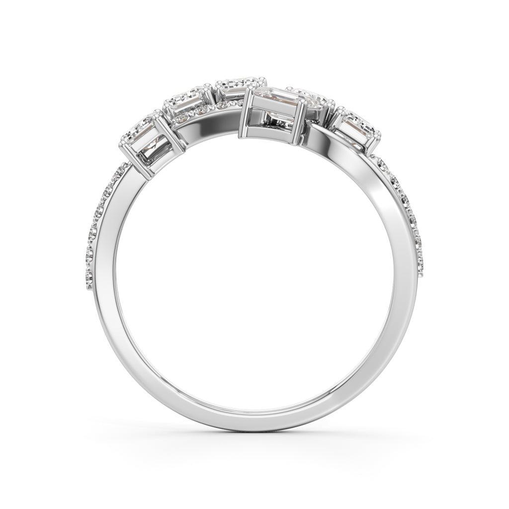 Celestara Emerald Dance Ring
