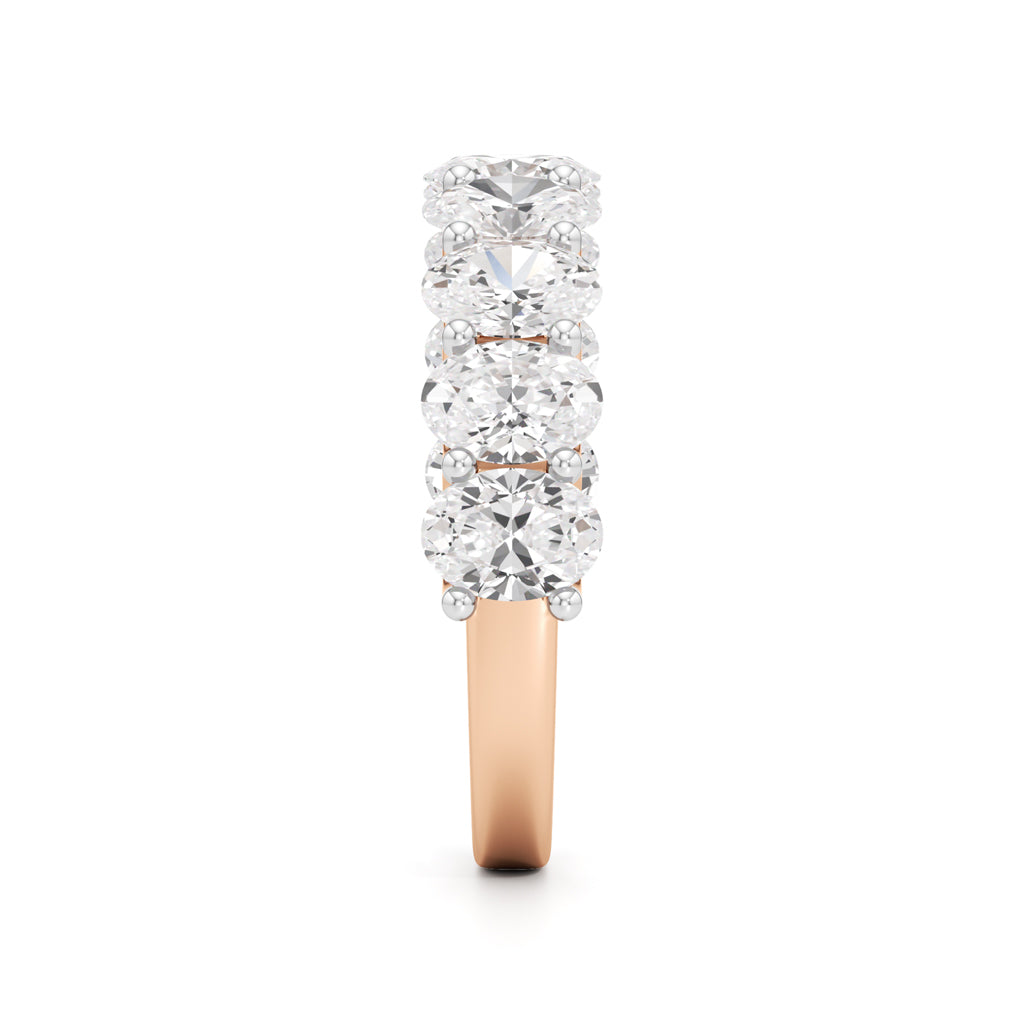 Roselle Nine Oval Diamond Band